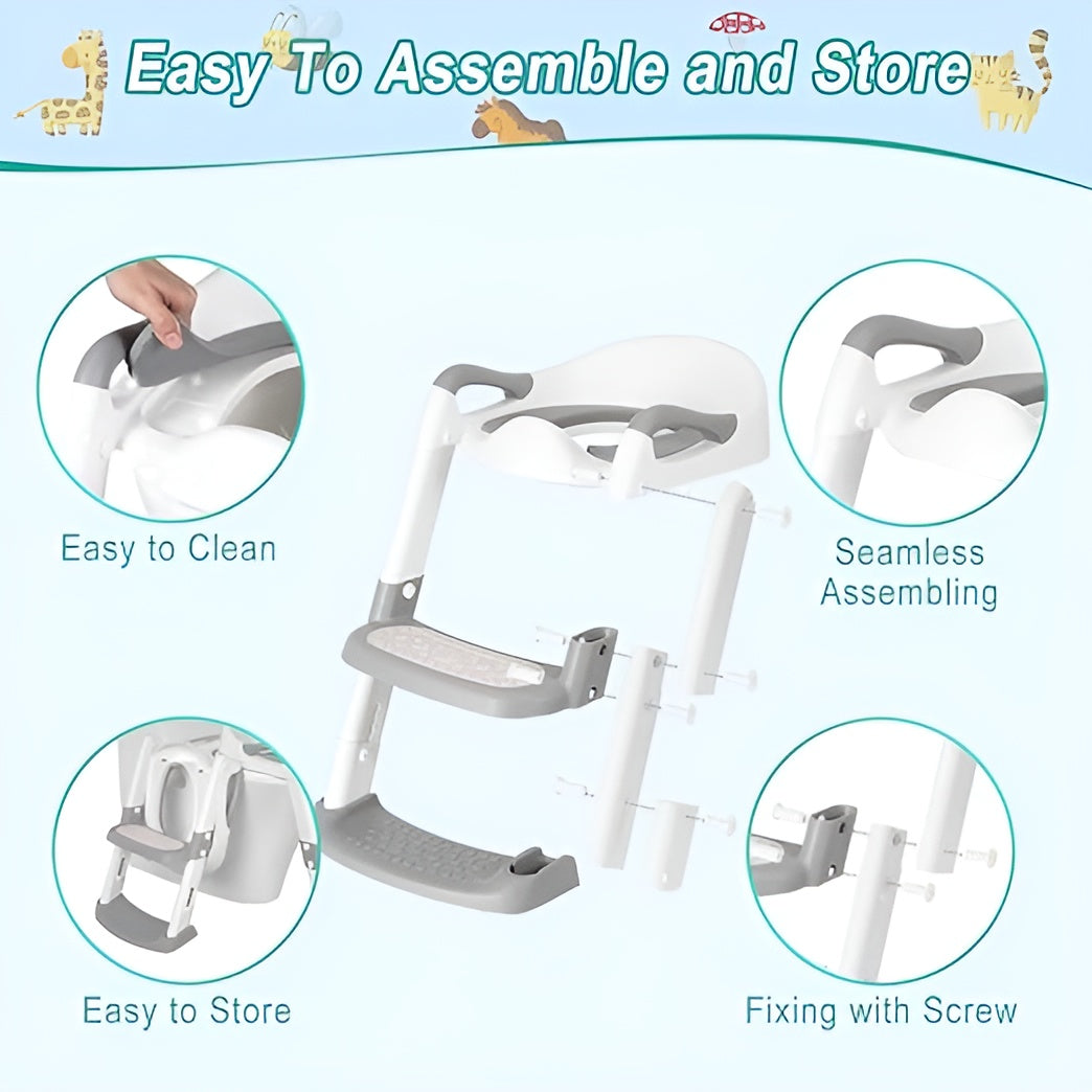 Potty Training Seat  Comfortable Toddler Toilet Trainer with Secure Grip
