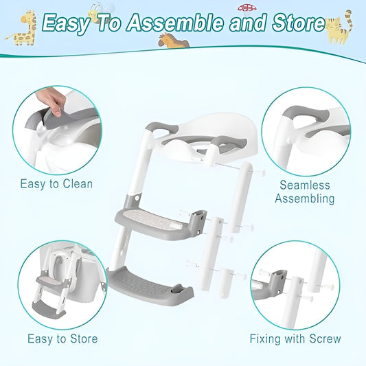 Potty Training Seat  Comfortable Toddler Toilet Trainer with Secure Grip