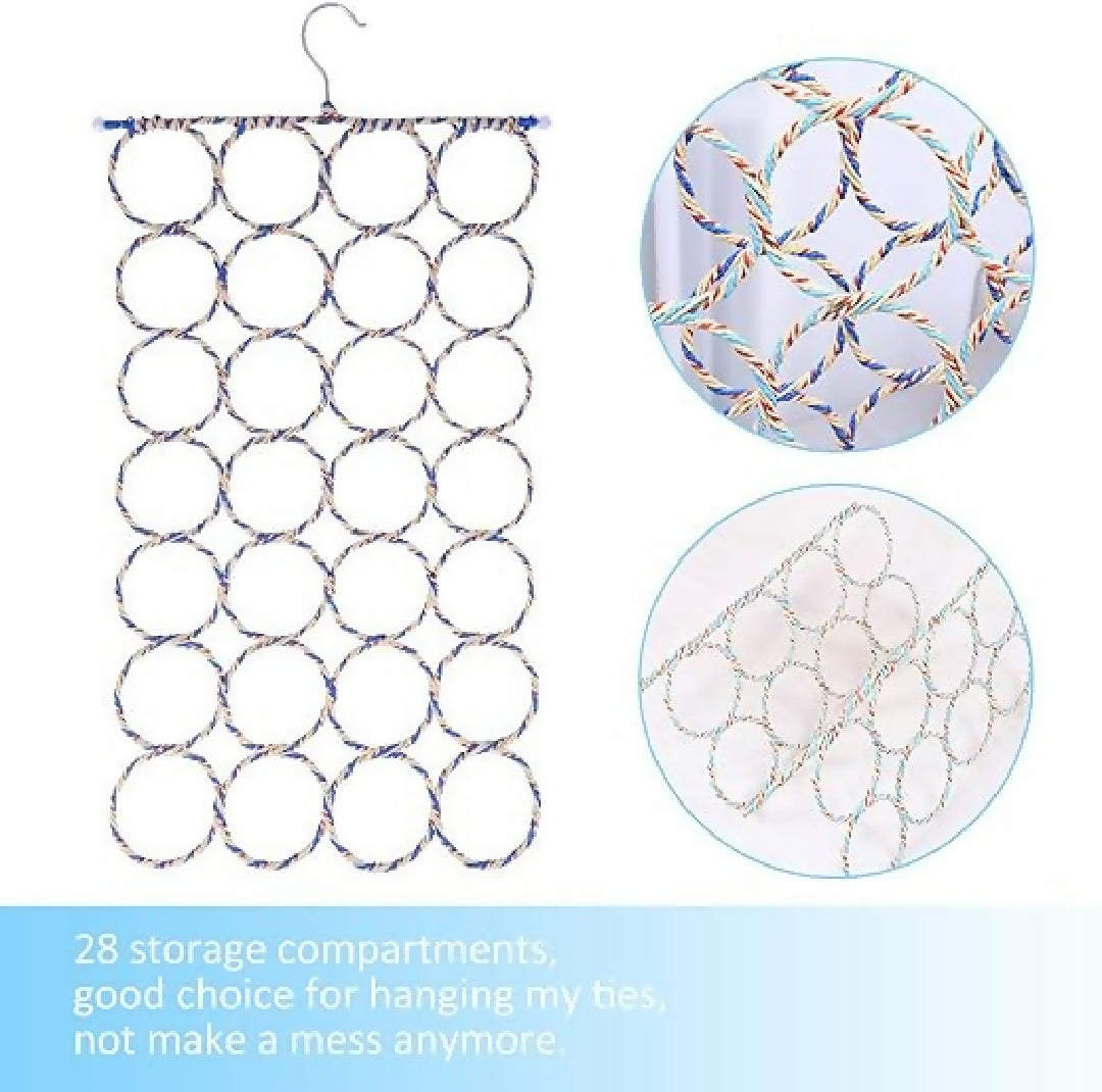 28 Holes Scarf Hanger - Tie Hanger - Belt Hanger