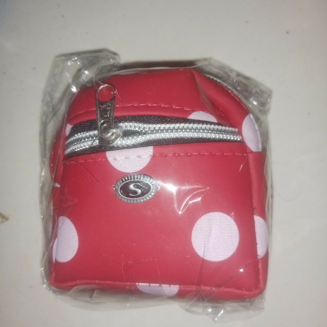 Mini Backpack Cute Cosmetic Bag for Women Creative Cute Pendant Keychain Keyrings PU Makeup Bag Key Lipstick Card Holder Data Cable Organizer Zipper Pouch