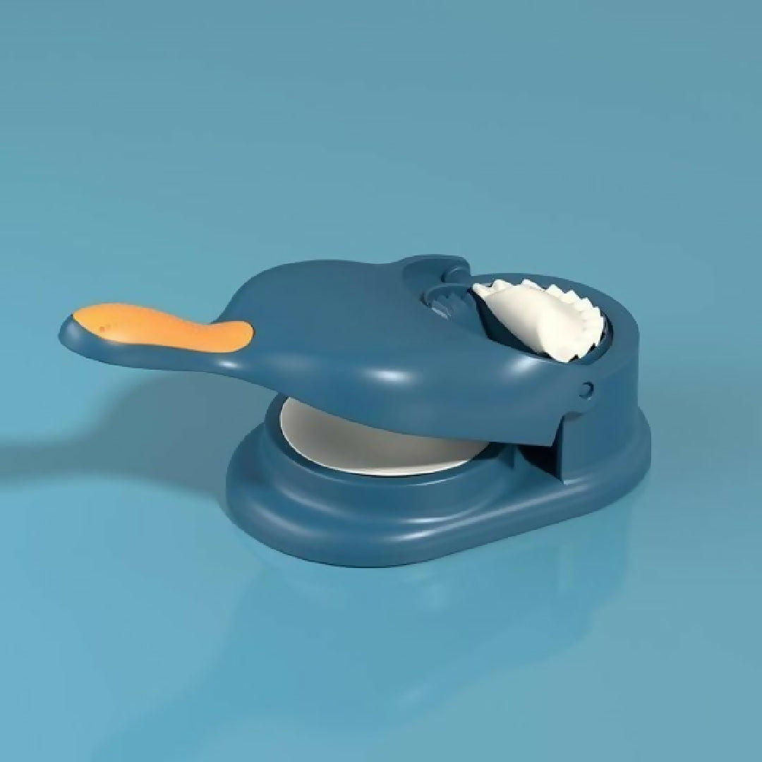 2-in-1 Manual Dumpling Maker - Dough Press Machine - Portable Samosa - Gujiya Mould Tool - Easy Kitchen DIY Pastry Accessory
