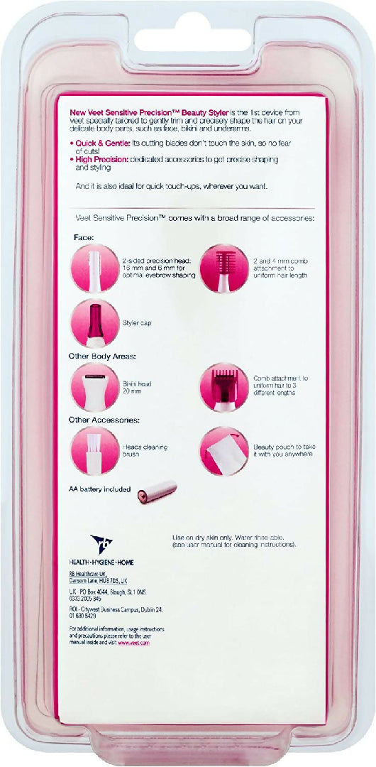 Veet Sensitive Precision Beauty Styler For Women - Cell Operated