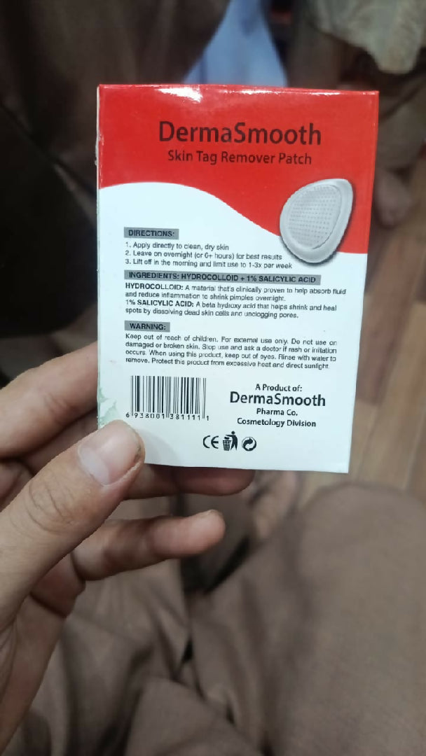 DermaSmooth Skin Tag Remover Patch - Fast Safe and Painless Skin Tag and Mole Removal Solution
