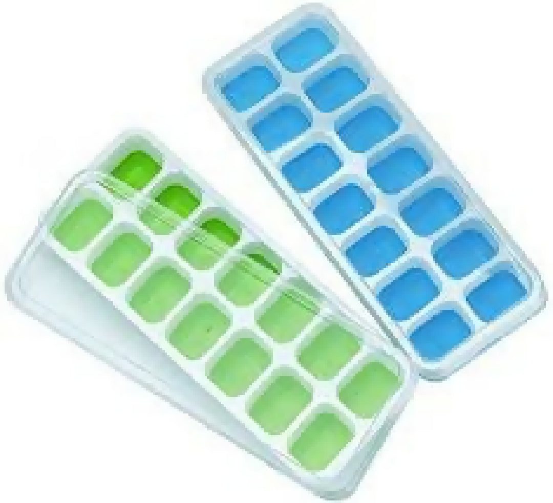 Silicon Ice Cube Tray With 11 Ice Cube Flexible Mold ice cube Easy Push Pop Out Silicone Ice Tray Kitchen Tool Utensils For Freezer Random Shap