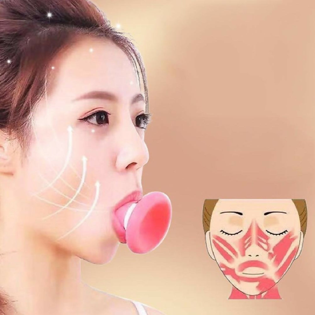 V Shape Face Slimming Tool Facial Exerciser Jawline Double Chin Mouth Muscle Tightene