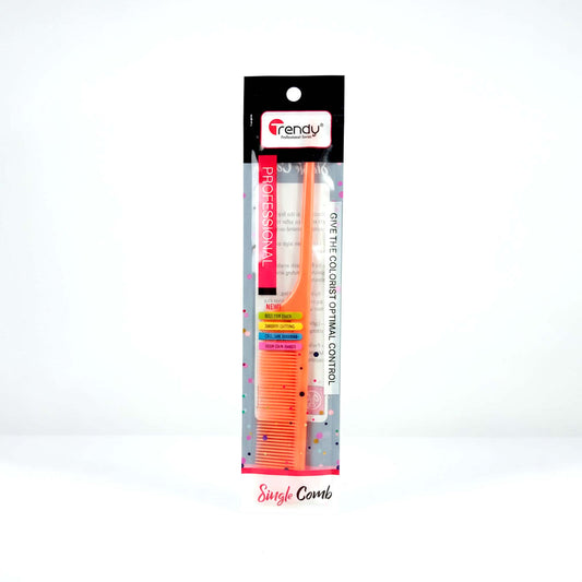 Trendy Tail Comb Plastic TD 358  Fine Hair Styling