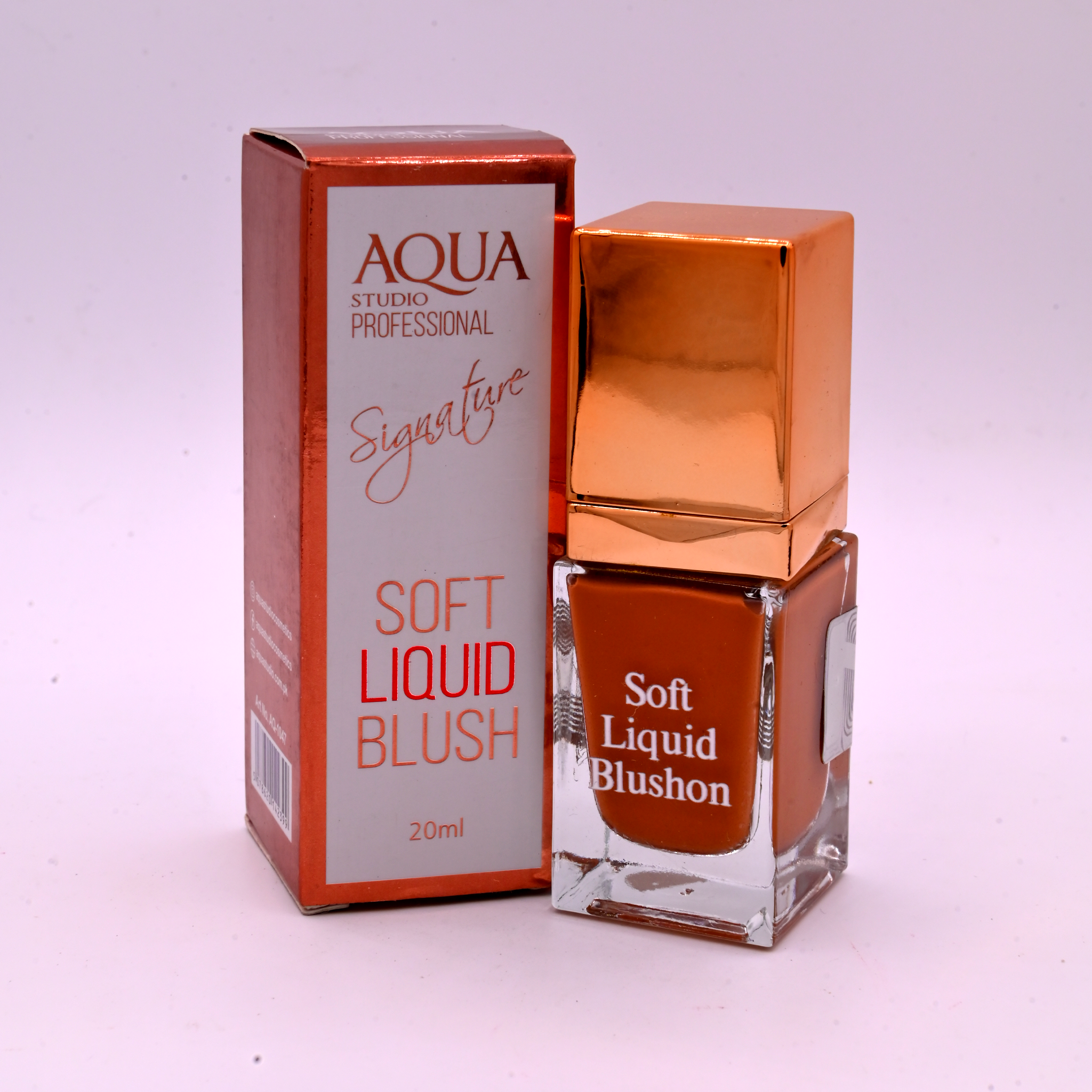 Aqua Soft Liquid Blush AQ 1047   Natural Dewy Tint for Cheeks with Smooth Blendable Finish