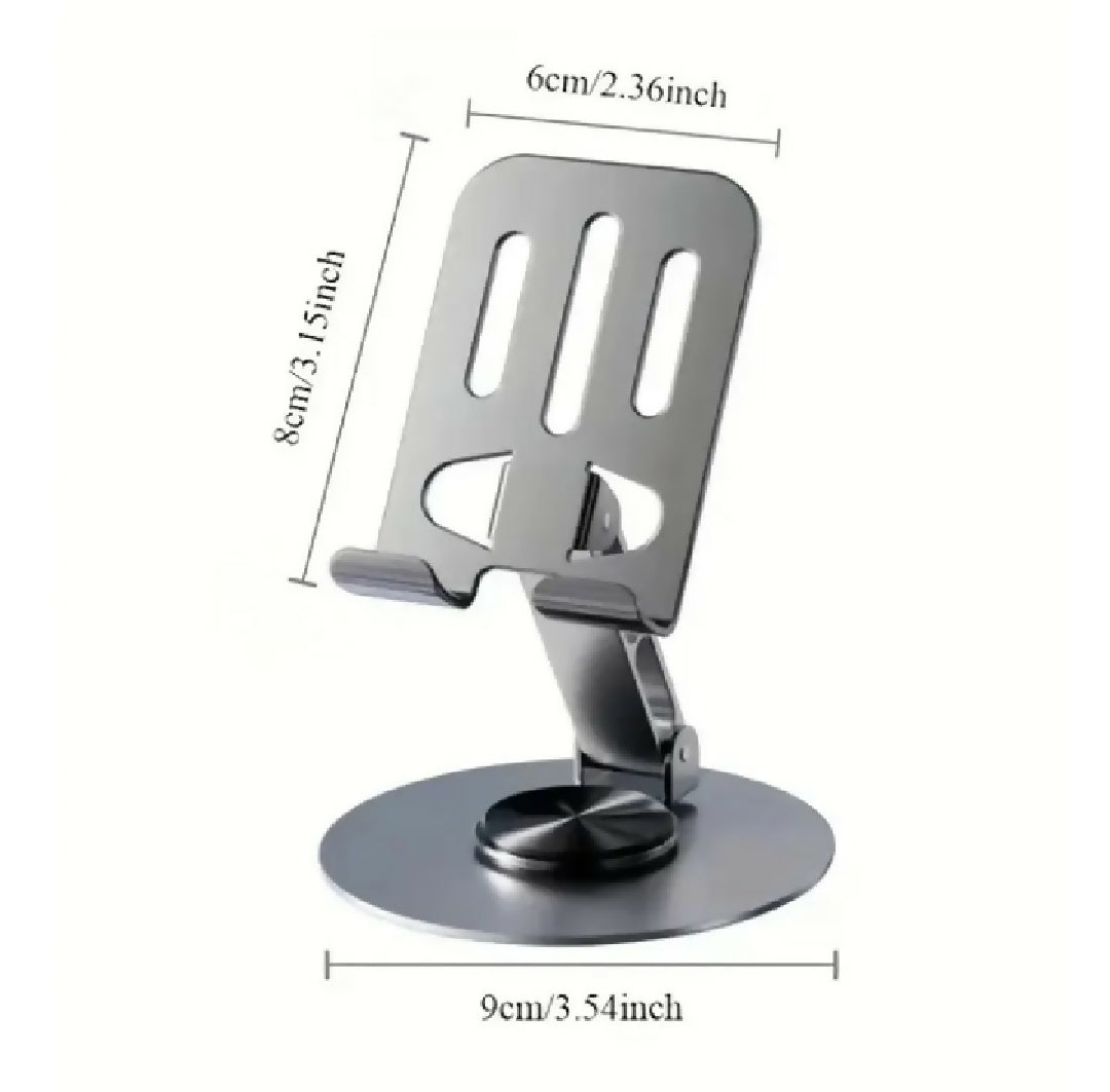 Premium Adjustable Metal Mobile Tablet Stand Foldable Aluminum Desk Holder
