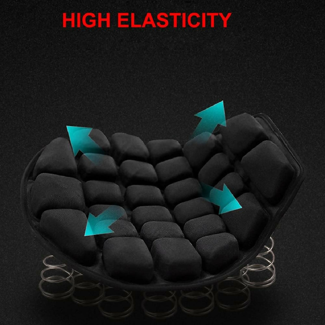 Universal Waterproof Bike and Motorcycle Seat Cushion Premium Comfortable Relaxer Seat Cover with Anti-Slip Design Shock Absorption and Weather Resistant Protection Ideal for All Bicycles Scooters and Motorcycles