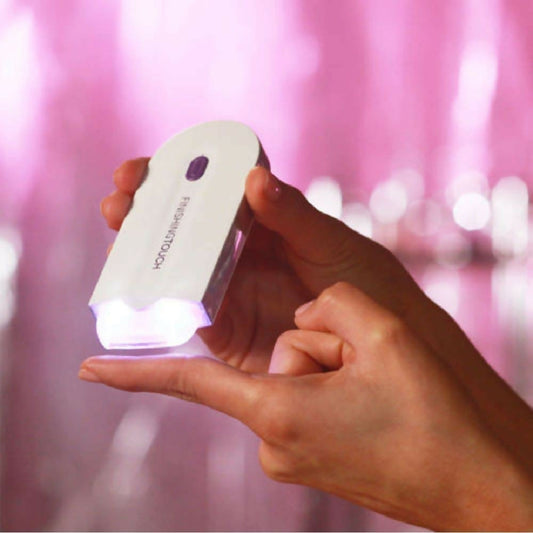 YES Finishing Touch USB Rechargeable 2 in 1 Instant Painless Hair Removal Machine for Men Women Legs Arm Face Body