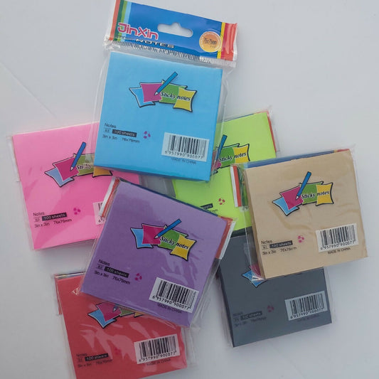 Sticky notes 100 sheets 3in by 3 inch
