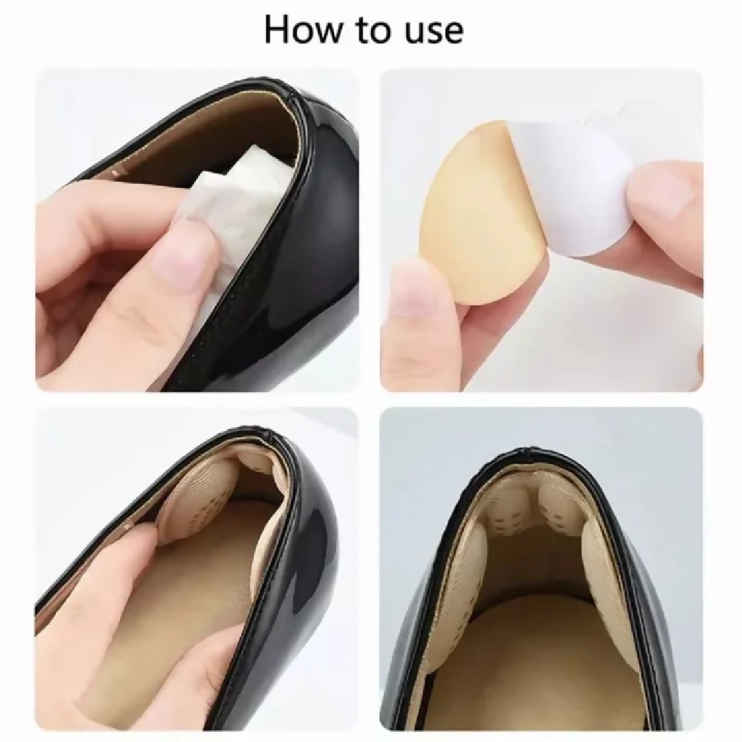 A Pair -2pcs- Of Soft Orthopedic Insoles Insole Anti-slip Shoe Grip Anti Skid Shoe Cushion Shoes Sole Protector for High Heel Shoe Leather Shoes Protector Relieve Pain