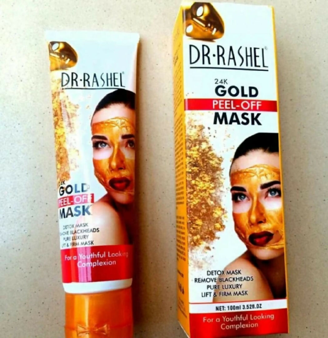 Dr Rashel Original Gold Peel Off Facial Mask Glow Like Pure Gold Deep Cleansing Radiant Glow 100 ML