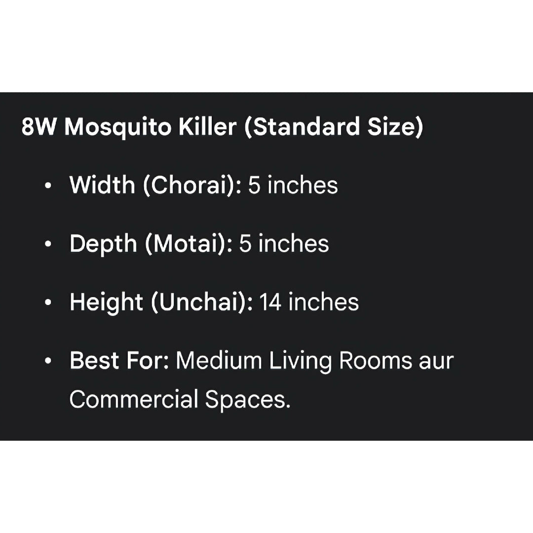 Premium Selection Electric Mosquito Killer Medium Large Insect Fly Zapper for Living Rooms and Commercial Spaces