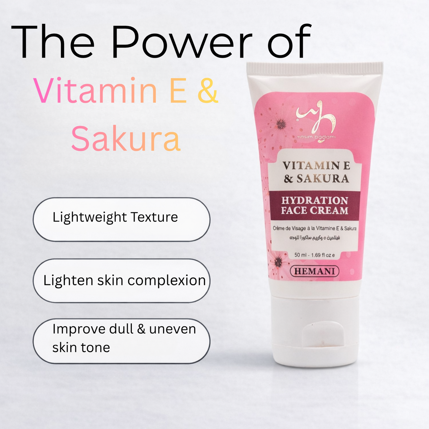Vitamin E & Sakura Face Cream 50ml