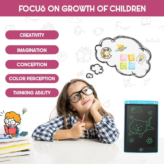 Hardbound LCD Writing Pad 8-5 inch multicolor LCD Tablet