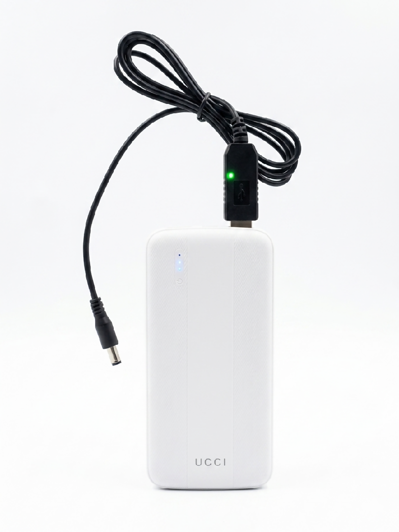 UCCI 2 in 1 Dual Purpose 10000mAh Power Bank 22 5W Fast Charging And 12V Power Boost Cable Combo Pack Smart Router Power Bank And Mobile Charger Kit