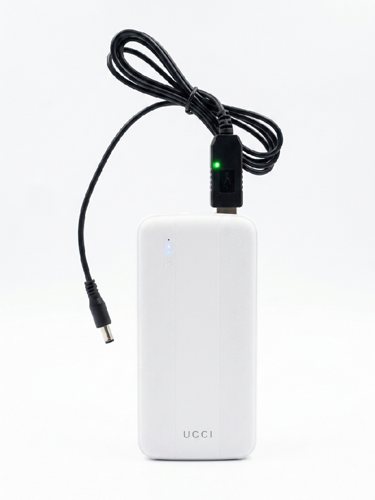 UCCI 2 in 1 Dual Purpose 10000mAh Power Bank 22 5W Fast Charging And 12V Power Boost Cable Combo Pack Smart Router Power Bank And Mobile Charger Kit