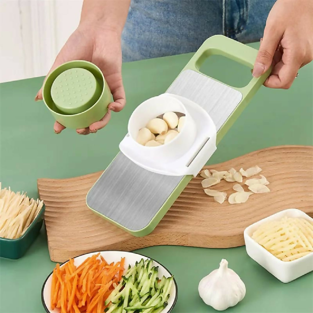 5in1 Vegetable Cutter - Multifunctional Stainless Steel Vegetable Cutter - Slicer - Kitchen Tool