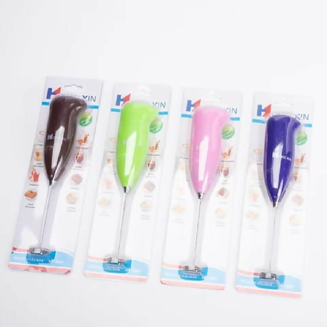 Electric Egg Beater Milk Drink Coffee Whisk Mixer Foamer - Mini Handle Stirrer