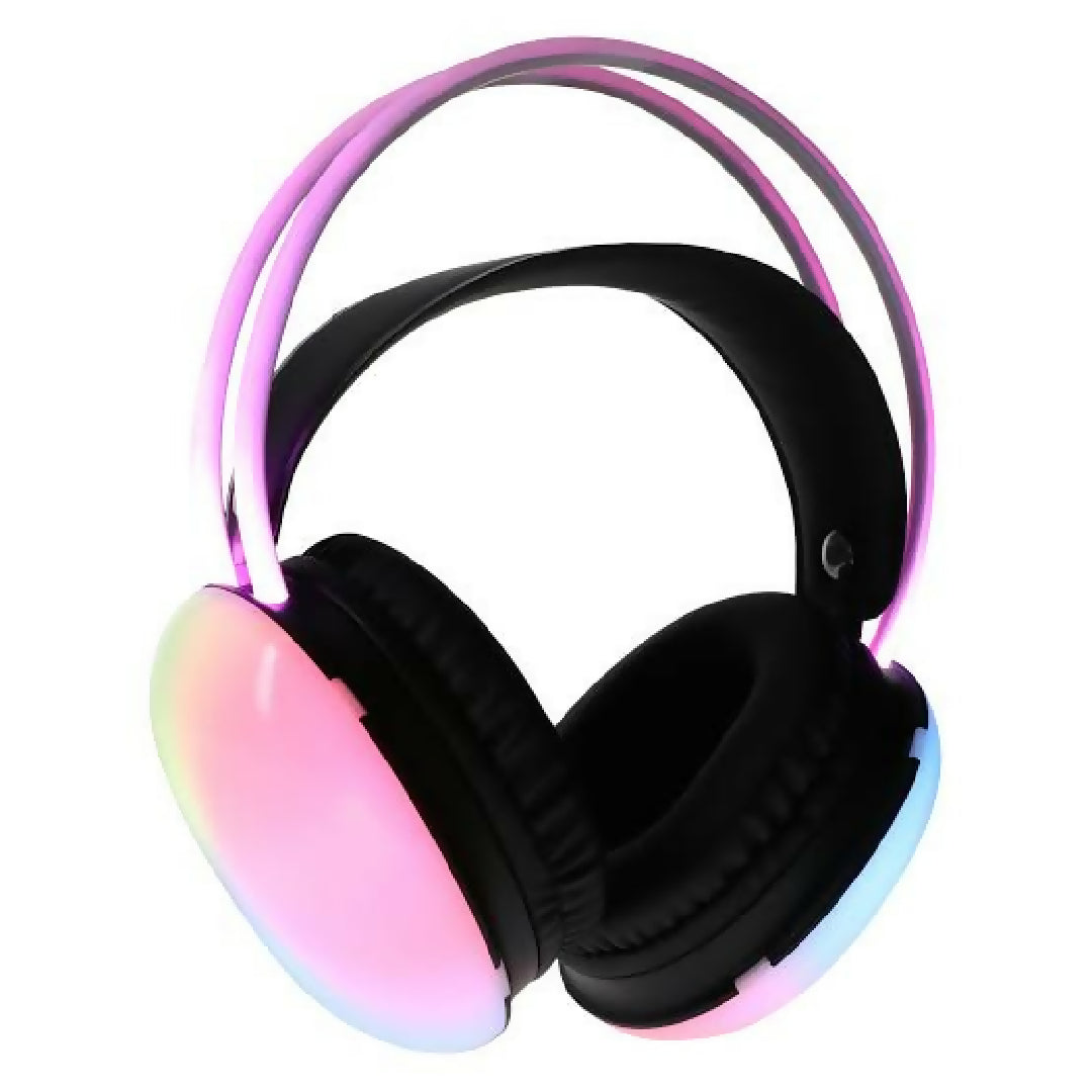 RGB Wireless Headphone With Mic Bluetooth High Quality Sound Rechargeable Battery