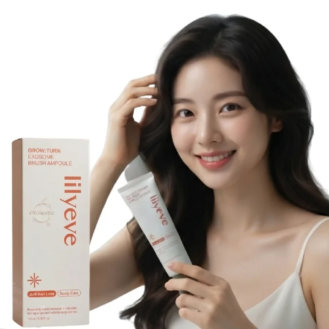 LILYEVE Grow Turn Exosome Ampoule Hair Growth Ampoule with Nano Exosomes Caffeine Biotin Scalp Care Hair Strengthening Treatment