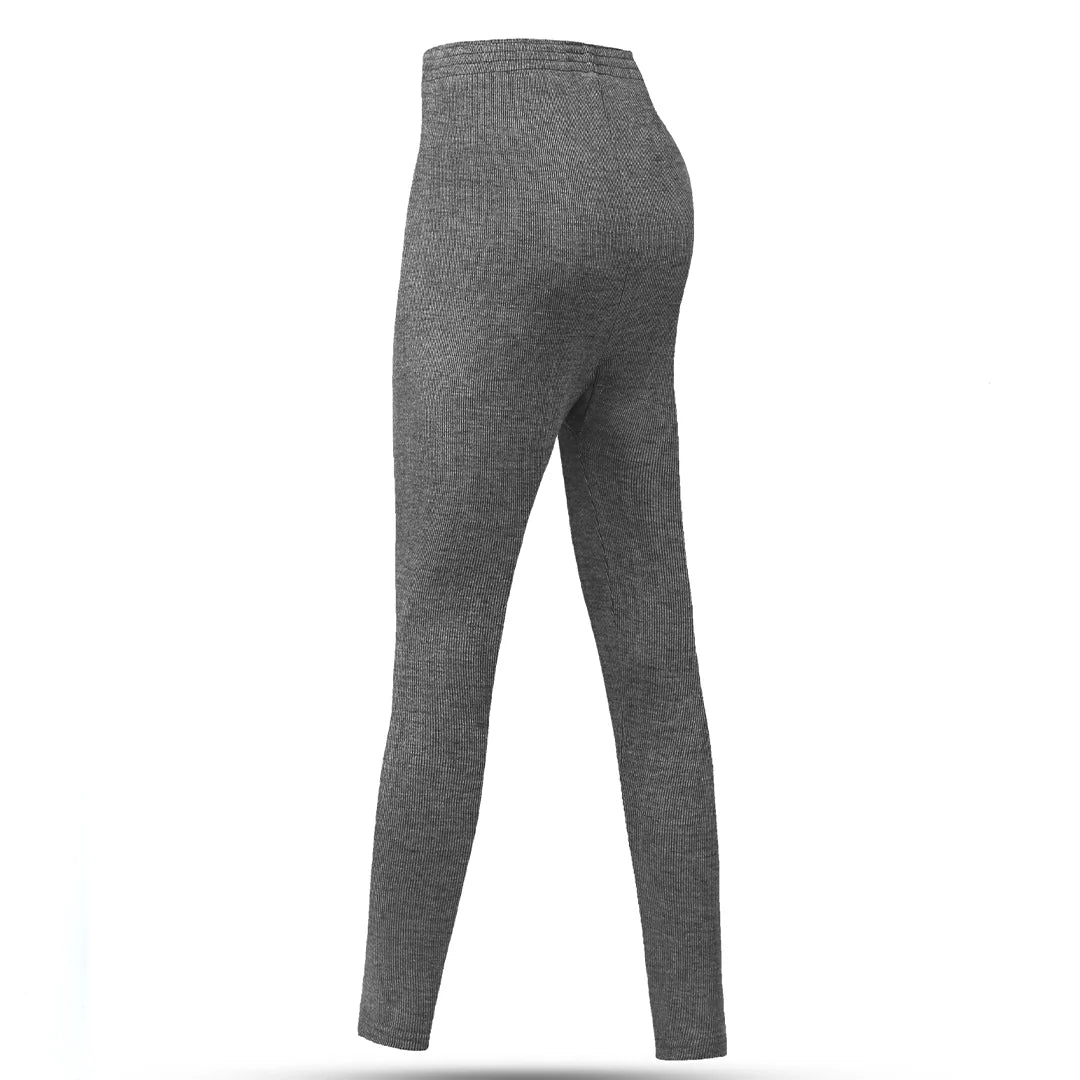 Women's Full Drawer Woollen Thermal   Grey