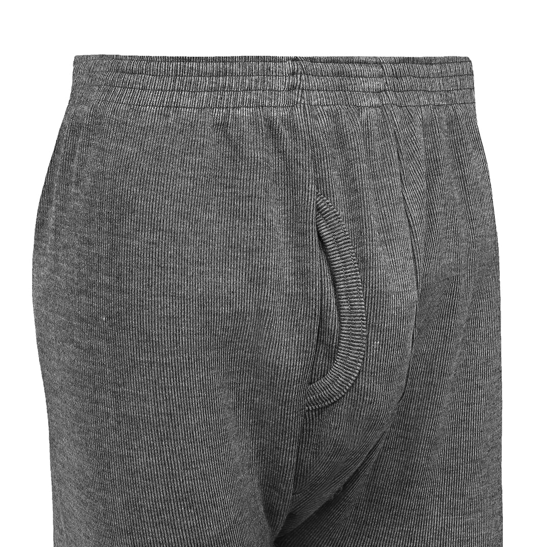 Men's Full Drawer Woollen Thermal - Grey