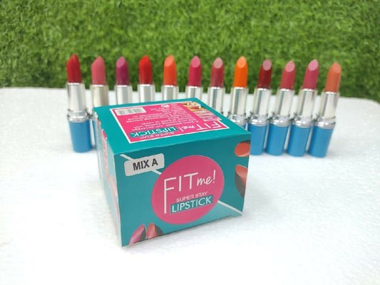 Pack Of 12 FIT Me Super Stay Matte Lipstick