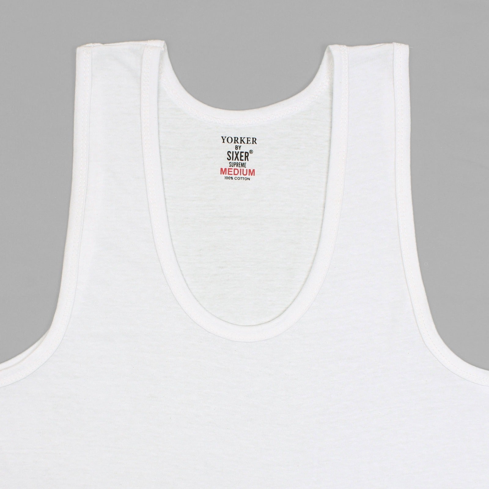 Yorker Men's Vest Sleeve Less 100% Cotton Pack of 3
