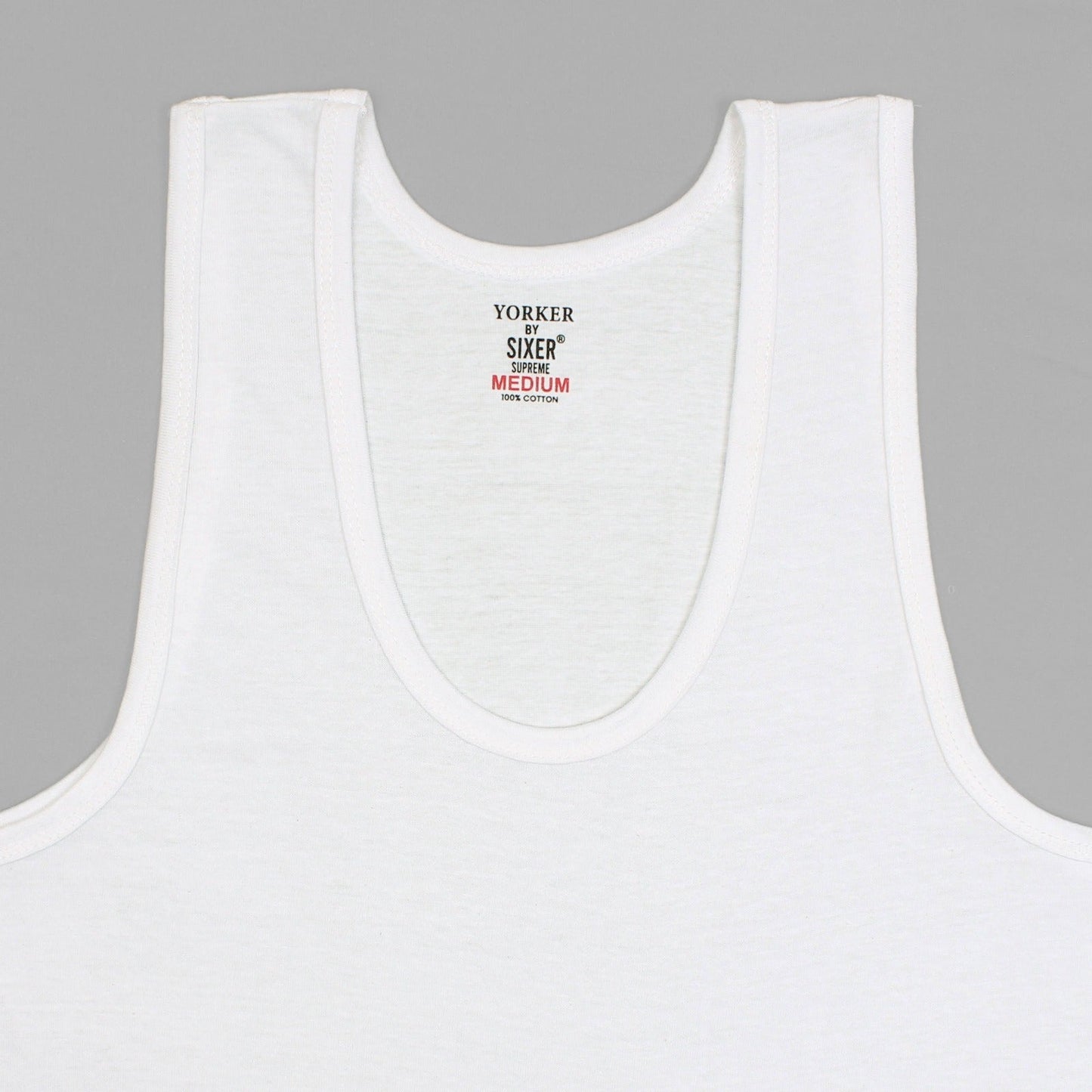 Yorker Men's Vest Sleeve Less 100% Cotton Pack of 3