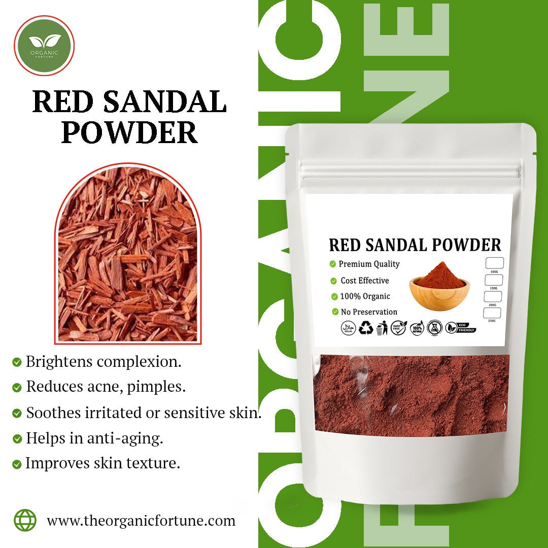 Red Sandal Wood Powder 100 Gram