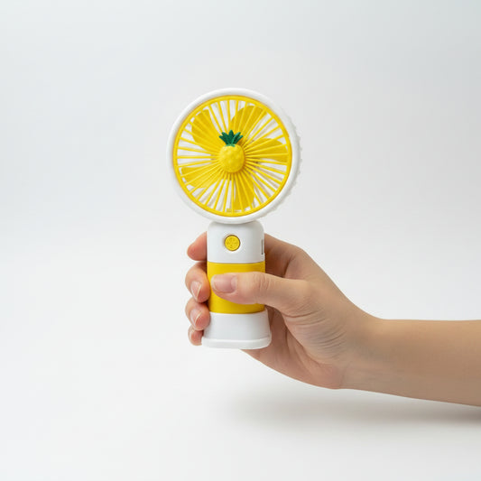 Mini Handheld Rechargeable Fan – 3 Speed Modes Portable Fan (4.2V) - Random Color