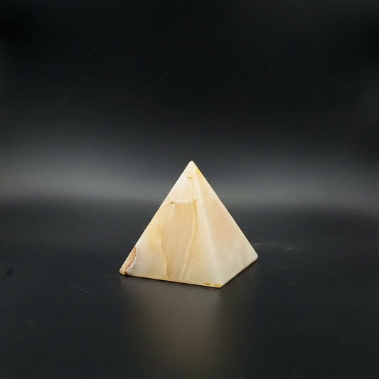Handcrafted Marble Pyramid 3 x 3 x 3 Inch
