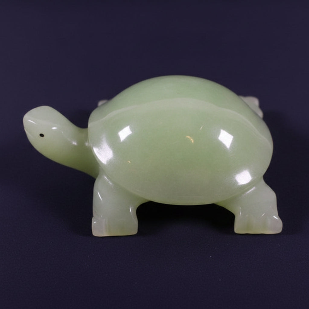 Handcrafted Marble Turtle Figurine 2 Inch