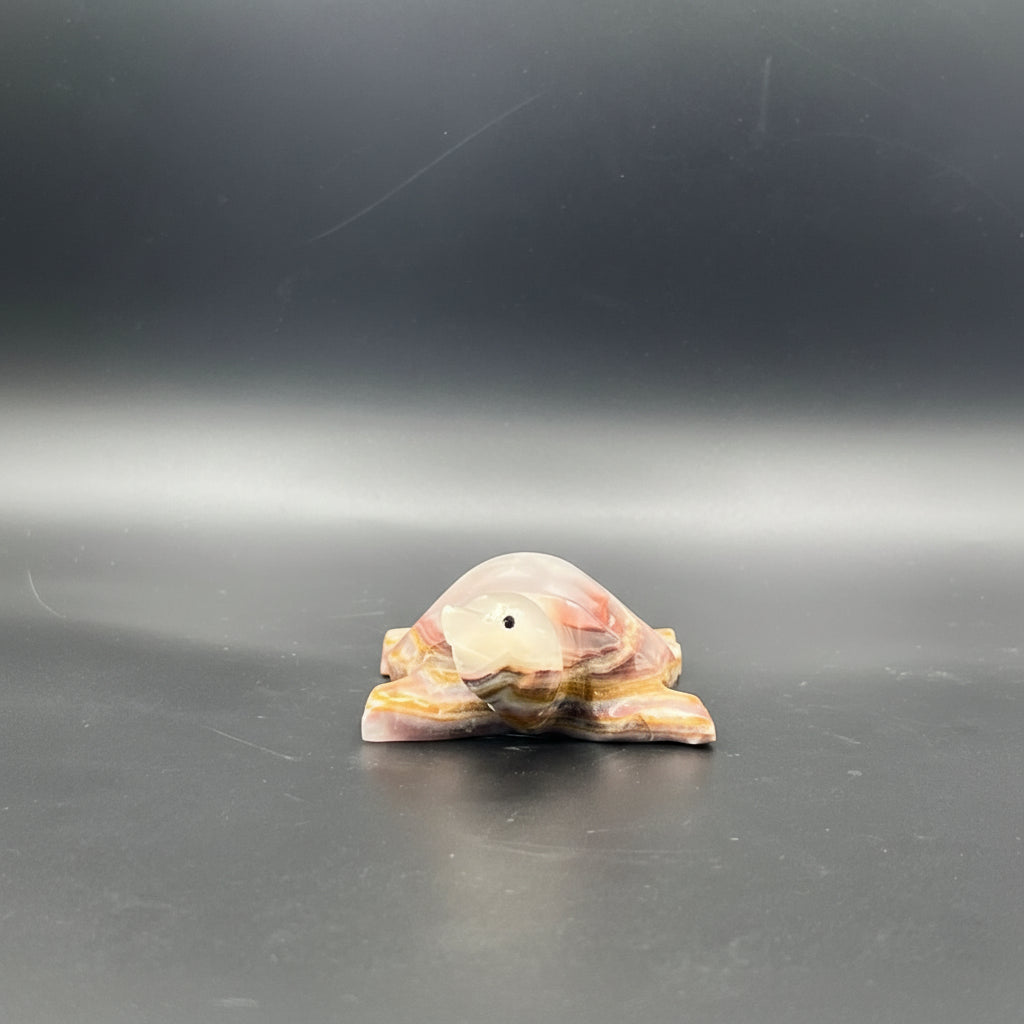 Handcrafted Marble Turtle Figurine 4 Inch