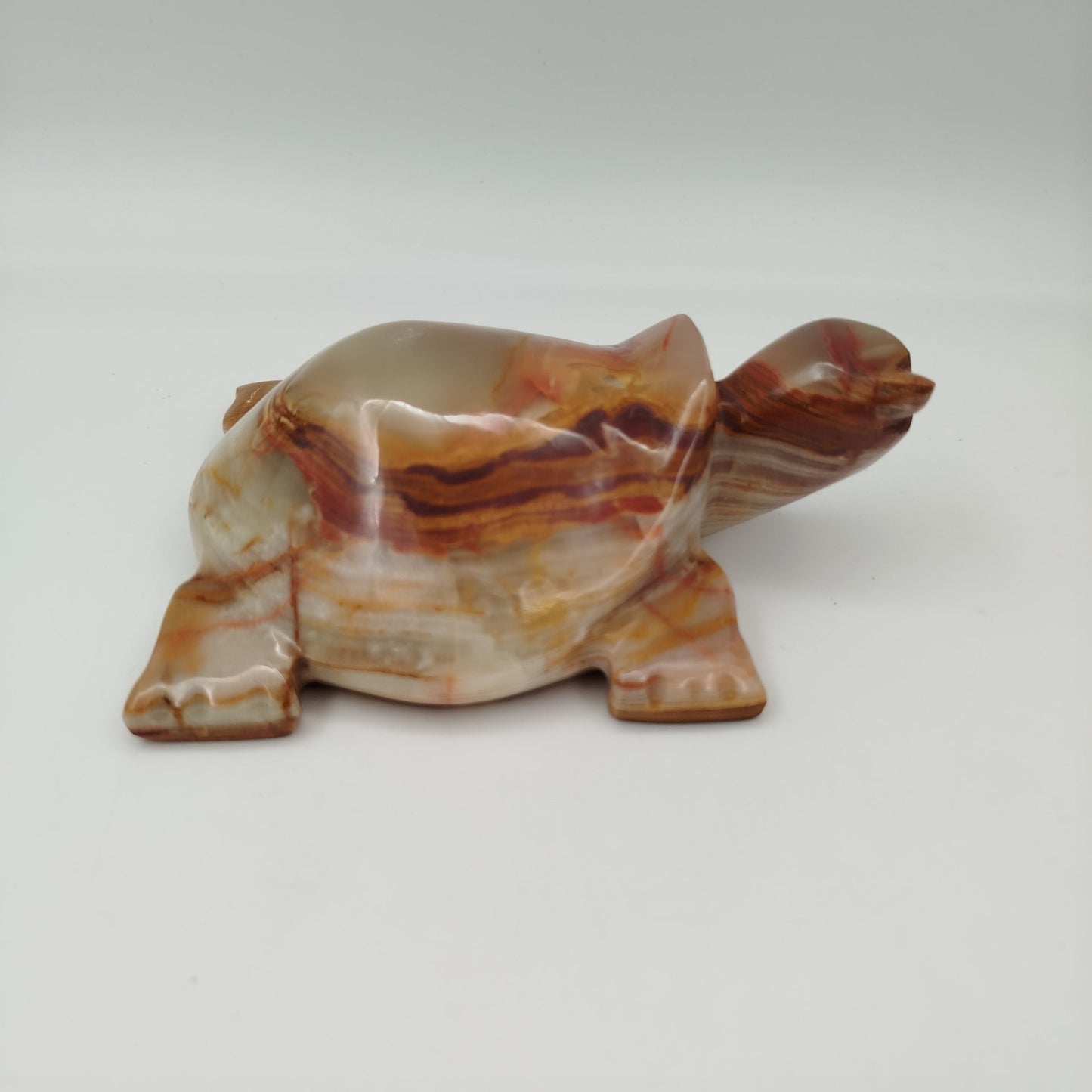 Handcrafted Marble Turtle Figurine 4 Inch