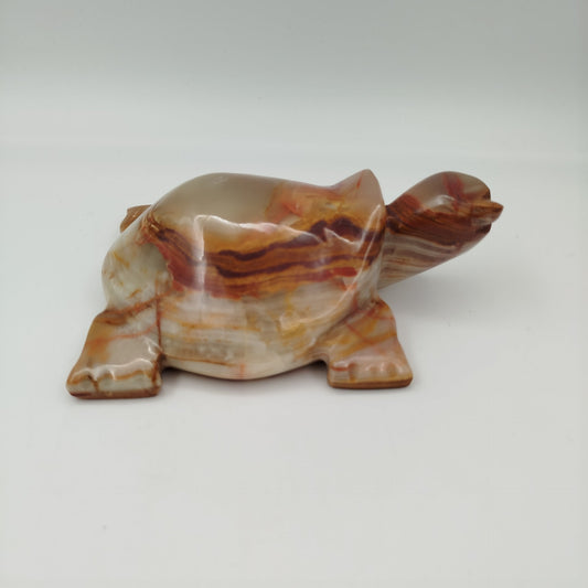 Handcrafted Marble Turtle Figurine 4 Inch