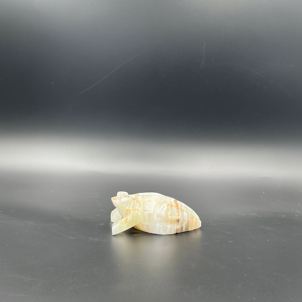 Handcrafted Marble Frog Figurine 3 Inch
