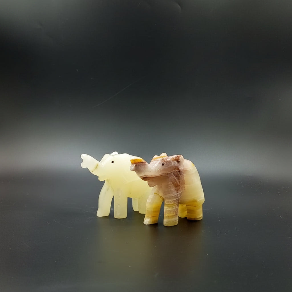 Handcrafted Marble Elephant Figurine