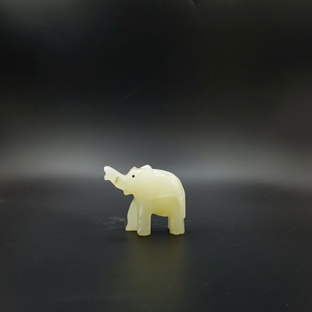 Handcrafted Marble Elephant Figurine