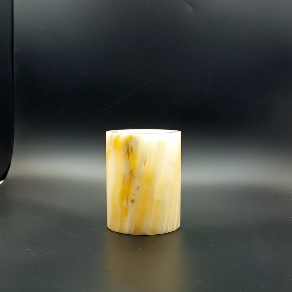 Handcrafted Marble Pencil Holder