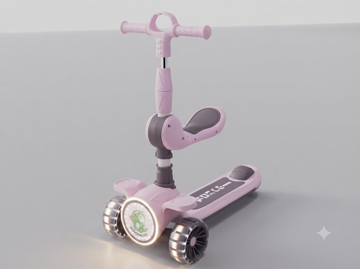 Force 2-in-1 Foldable Kids Scooter with Seat