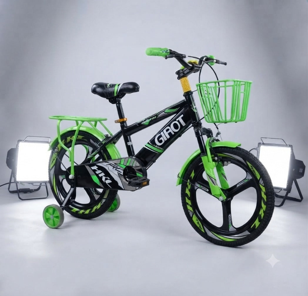 Girot Kids Training Bicycle with Basket & Mag Wheels