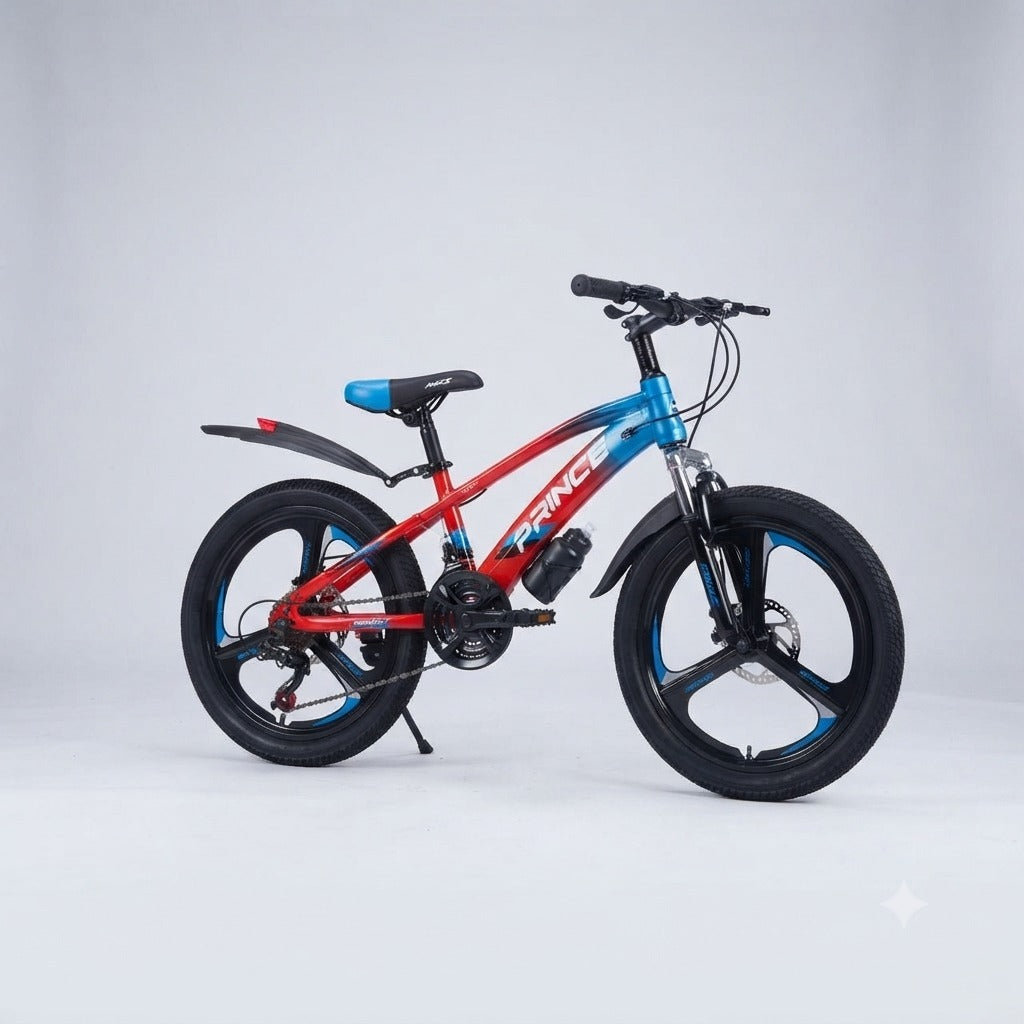 Prince Red & Blue Gradient Kids Mountain Bicycle