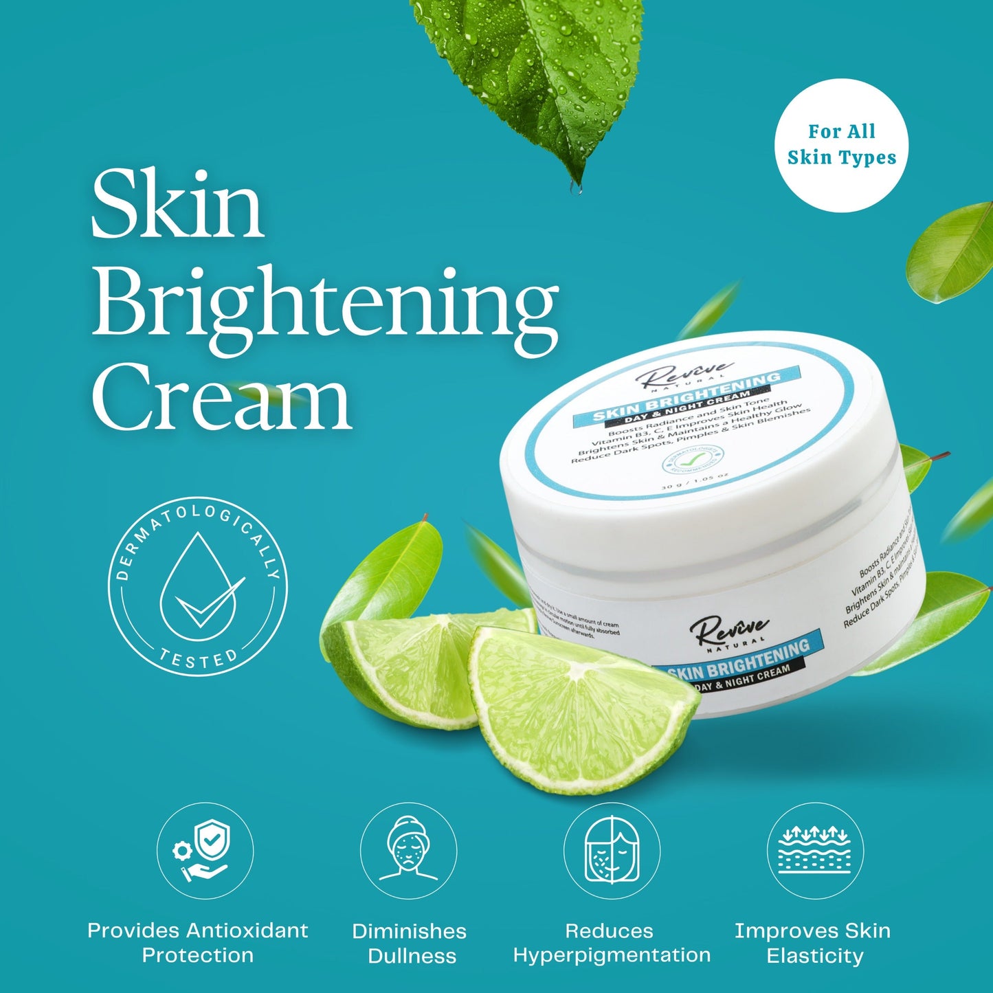 Skin Brightening Day & Night Cream for All Skin Types