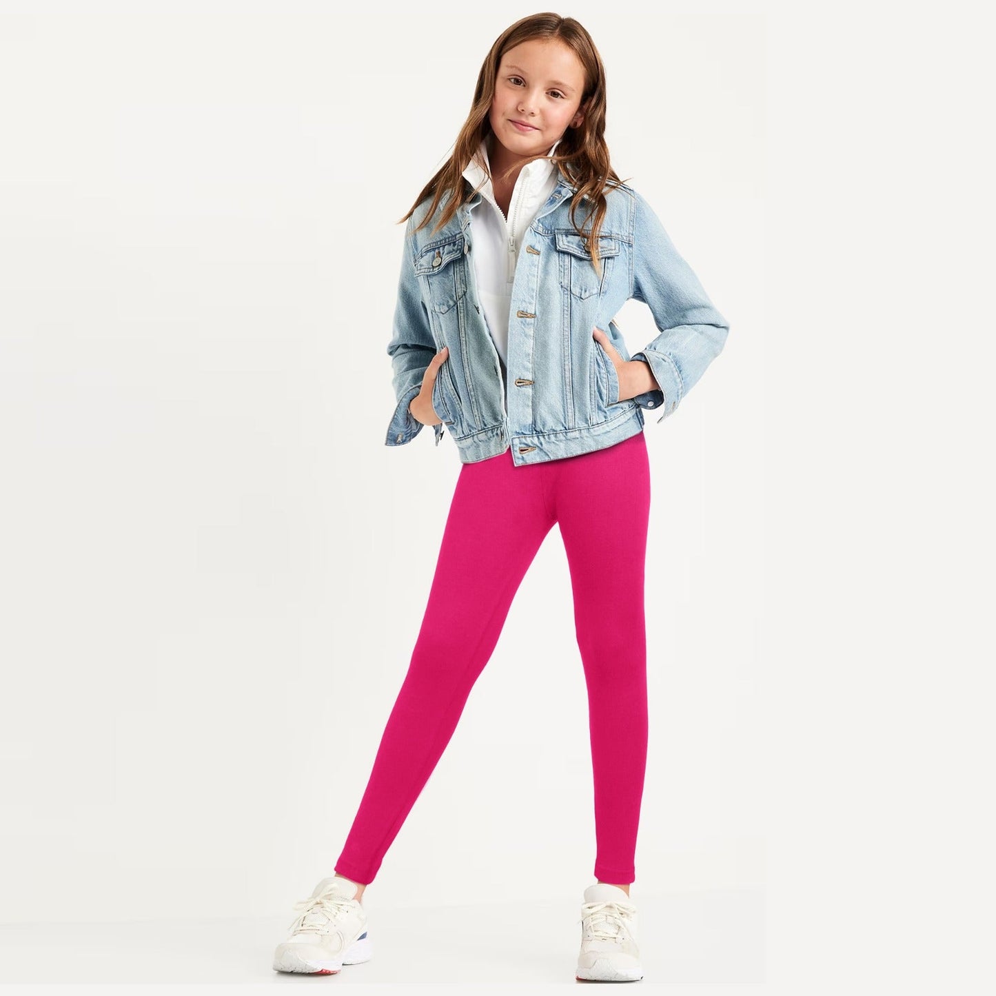 Kids Tights   Dark Pink