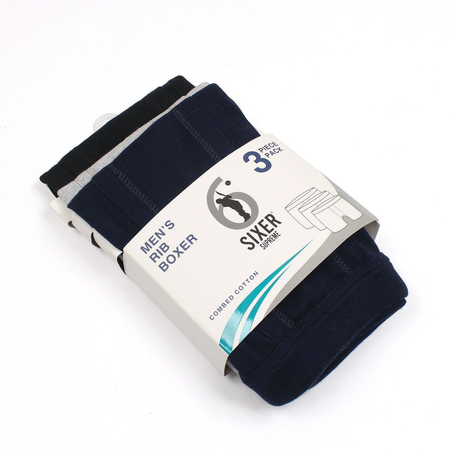 Sixer Supreme Men's Boxer Briefs - Pack of 3