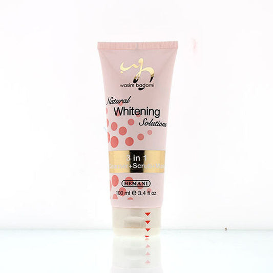 Natural Whitening Solutions 3 In 1 Cleanser+Scrub+Mask 100ml