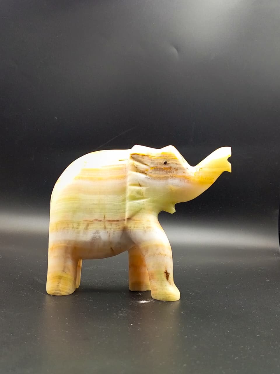 Handcrafted Marble Elephant Figurine